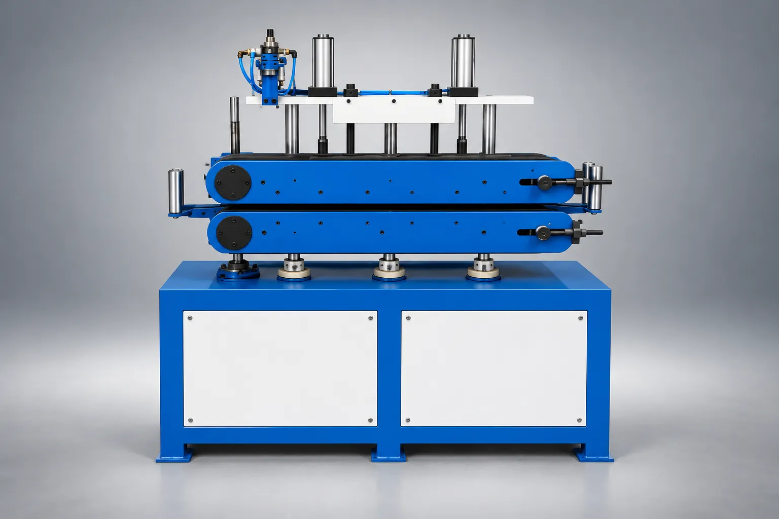 Blue Industrial Roller Fixture in Modern Factory (3)