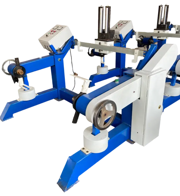 Blue Industrial Roller Fixture in Modern Factory (2)